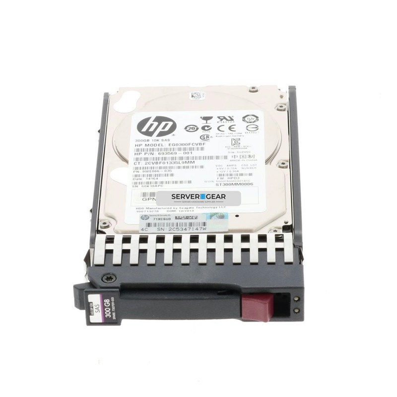 EG0300FBVFL-MSA Жесткий диск HP 300GB SAS 6G 10K SFF HDD for MSA Storage EG0300FBVFL-MSA - фото 333507