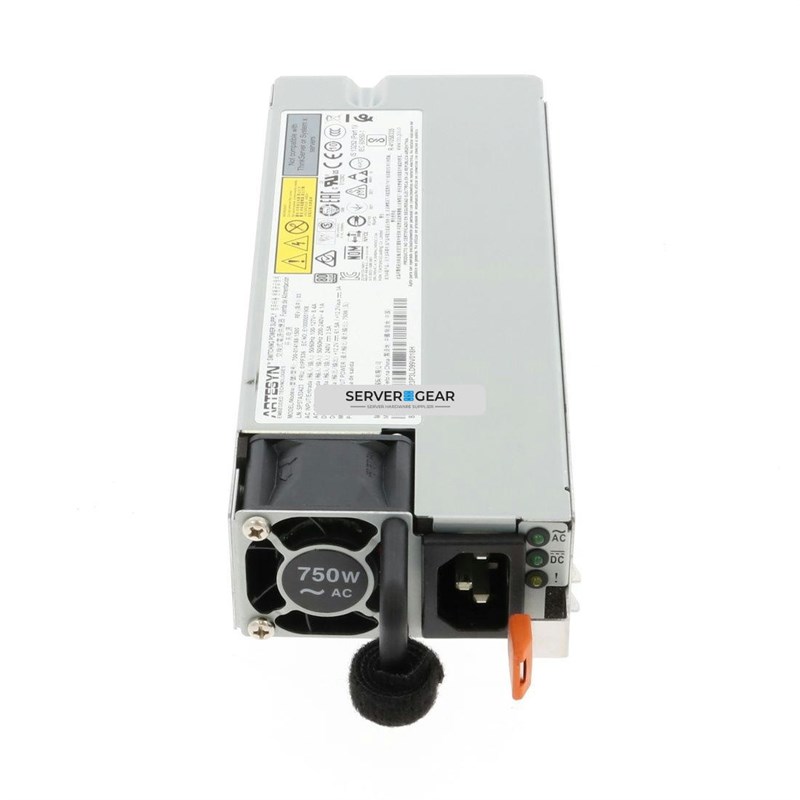 01GV266 Блок питания ThinkSystem 750W(230/115V) Platinum Hot-Swap Power Supply 01GV266 - фото 333525