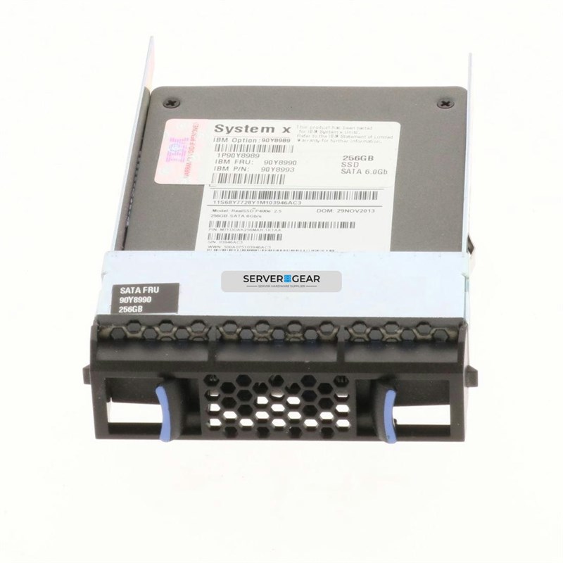 90Y8990 Жесткий диск IBM 256GB SATA 2.5in MLC Enterprise Value SSD for Flex System x222 90Y8990 - фото 333622