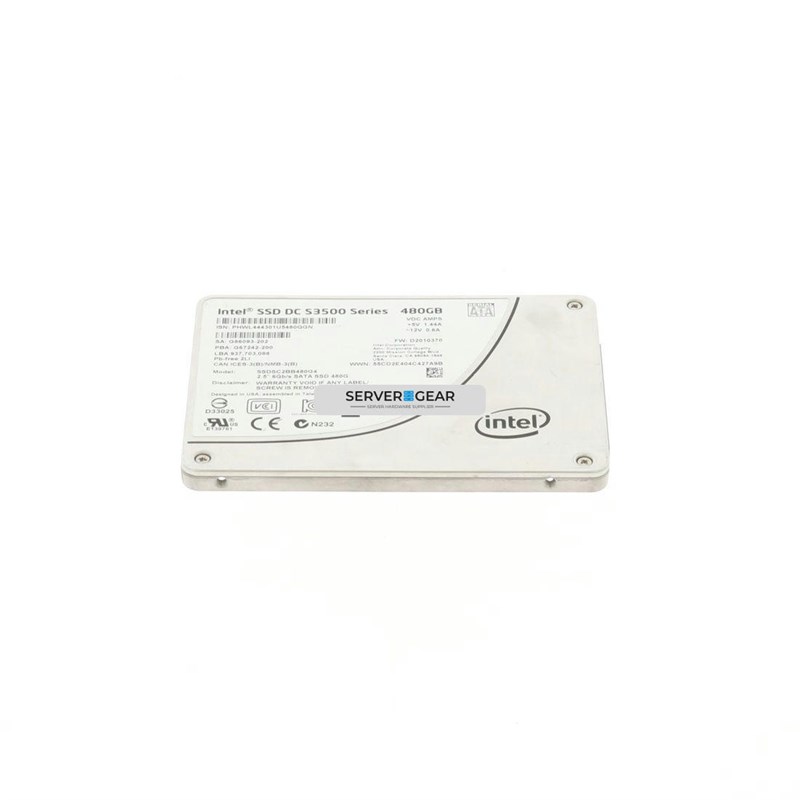 SSDSC2BB480G4-SM Жесткий диск 480GB SSD 2.5 SATA 6G RI SSDSC2BB480G4R - фото 334087