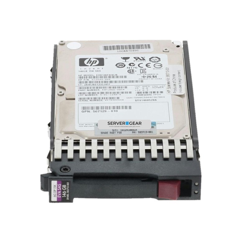 512544-004-EVA Жесткий диск HP 146GB SAS 6G 15K SFF HDD for EVA Storage 512544-004-EVA - фото 334224