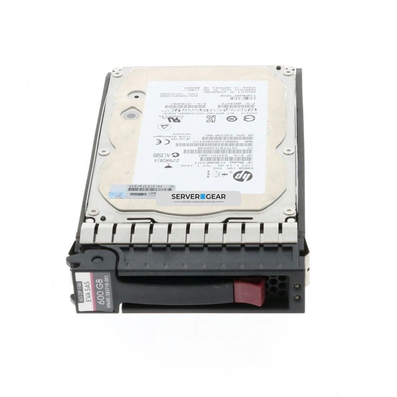 533871-003-EVA Жесткий диск HP 600GB SAS 6G 15K LFF HDD for EVA Storage 533871-003-EVA - фото 334233