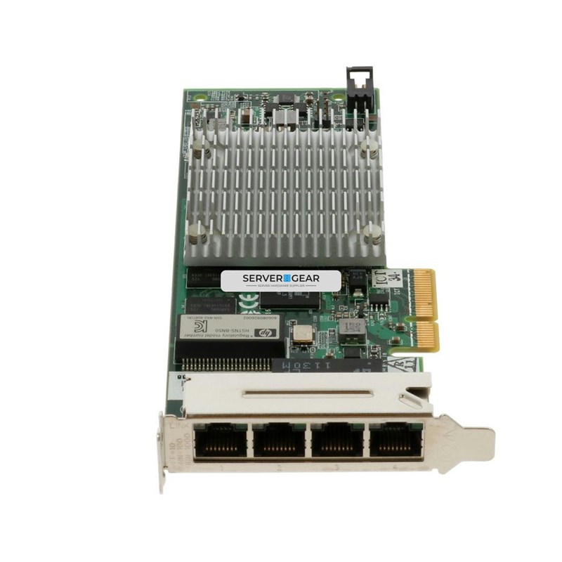 538696-B21-LOW Сетевая карта HP NC375T 4P Gigabit Ethernet Adapter (LP) - фото 334235