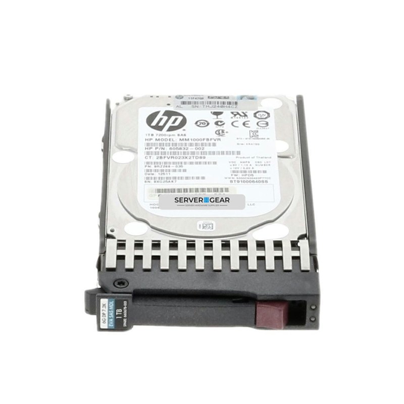 605832-002-EVA Жесткий диск HP 1TB SAS 6G 7.2K SFF HDD for EVA Storage - фото 334239