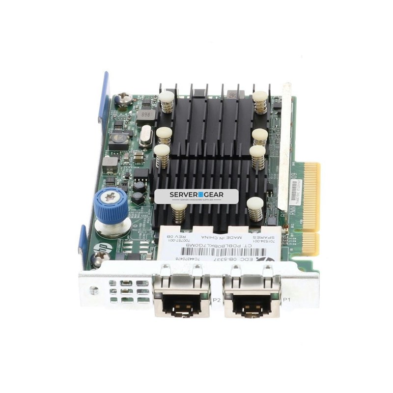 700759-B21-LOW Сетевая карта HP 533FLR-T 2-Port 10Gb FlexFabric Adapter (LP) 700759-B21-LOW - фото 334303