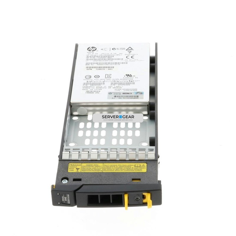 HRLP0400S5XNNMLC-7-S Жесткий диск HP 400GB SAS 6G SFF SSD for 3PAR 7000 HRLP0400S5XNNMLC-7-S - фото 334316