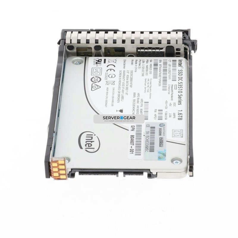 804607-001 Жесткий диск HP 1.6TB 6G SATA Read Intensive SFF SSD 804607-001 - фото 334693