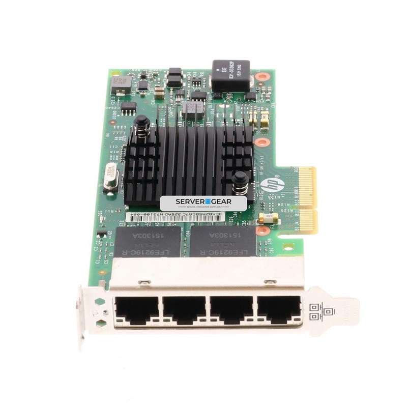 811546-B21-LOW Сетевая карта HP 366T 1Gb 4-Port PCI Ethernet Adapter (LP) - фото 334702