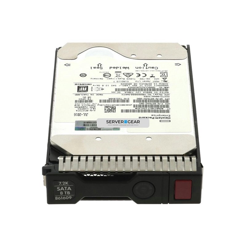861590-B21-NOLABEL Жесткий диск HP 8TB SAS 12G 7.2K LFF HDD (Missing Sticker) - фото 334715