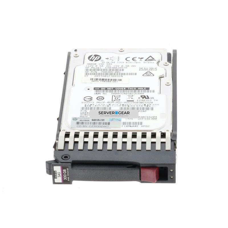 EH000300JWCPK-MSA-SF Жесткий диск HP 300GB SAS 12G 15K SFF HDD for MSA Storage EH000300JWCPK-MSA-SF - фото 334718