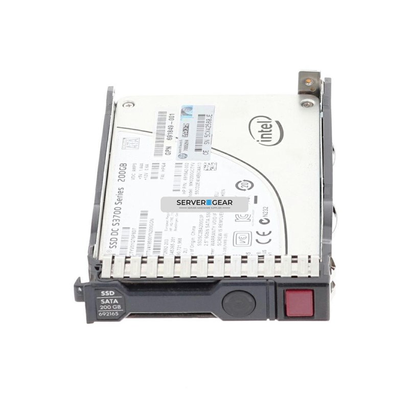 SSDSC2BA200G3P-HP Жесткий диск HP 200GB SATA 6G Mainstream Endurance SFF SSD SSDSC2BA200G3P-HP - фото 334726