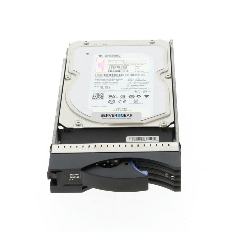 00V7105 Жесткий диск 3TB 7.2K SAS 3Gbps 3.5inch Hard Drive 00V7105 - фото 334729