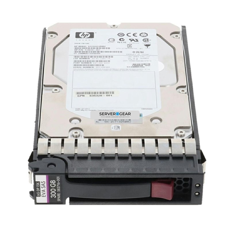 EF0300FARMU-EVA Жесткий диск HP 300GB SAS 6G 15K LFF HDD for EVA Storage EF0300FARMU-EVA - фото 334852