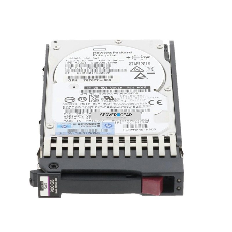 EG0900JEHMB-MSA Жесткий диск HP 900GB SAS 12G 10K SFF HDD for MSA Storage EG0900JEHMB-MSA - фото 334884