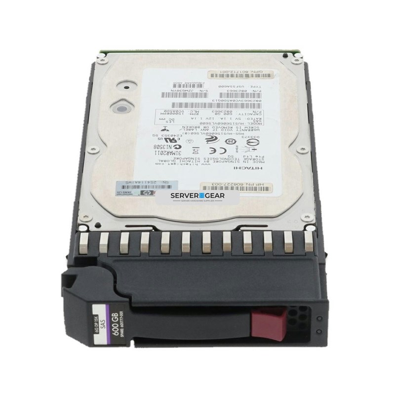 HUS156060VLS600-MSA Жесткий диск HP 600GB SAS 6G 15K LFF HDD for MSA Storage HUS156060VLS600-MSA - фото 334929