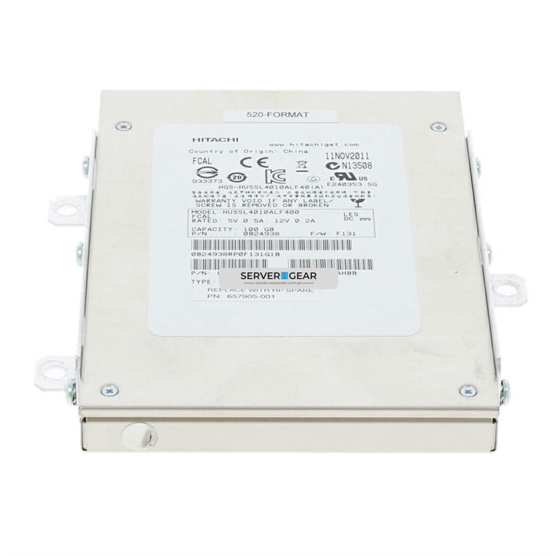 HUSSL4010ALF400 Жесткий диск HP 100GB SFF 3PAR SSD - фото 334932