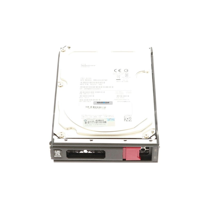 MB6000JEFND-AP Жесткий диск HP 6TB SAS 12G 7.2K LFF LP HDD for G10+/G11 MB6000JEFND-AP - фото 334969