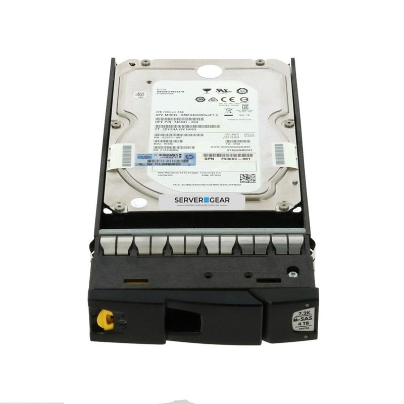 SMEG4000S5XNF7-7-L Жесткий диск HP 4TB SAS 6G 7.K LFF Encryption HDD for 3PAR 7000 SMEG4000S5XNF7-7-L - фото 335113