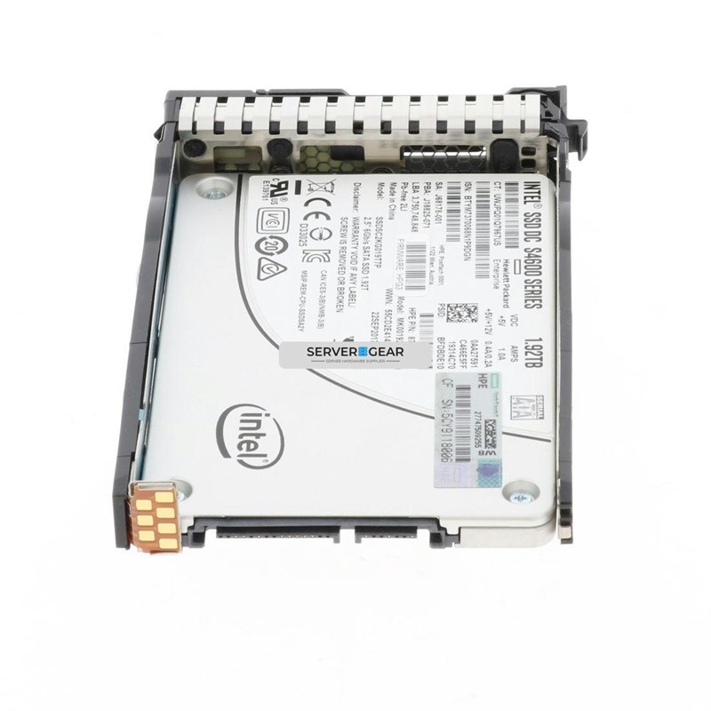 SSDSC2KG019T7P Жесткий диск HP 1.92TB SATA 6G Mixed Use SFF SSD SSDSC2KG019T7P - фото 335116