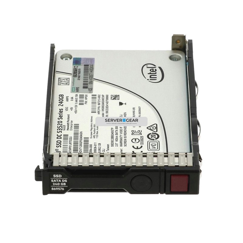 VK000240GWCNP-G8-SFF Жесткий диск HP 240GB SATA 6G RI SFF SSD for G8-G10 Servers VK000240GWCNP-G8-SFF - фото 335140