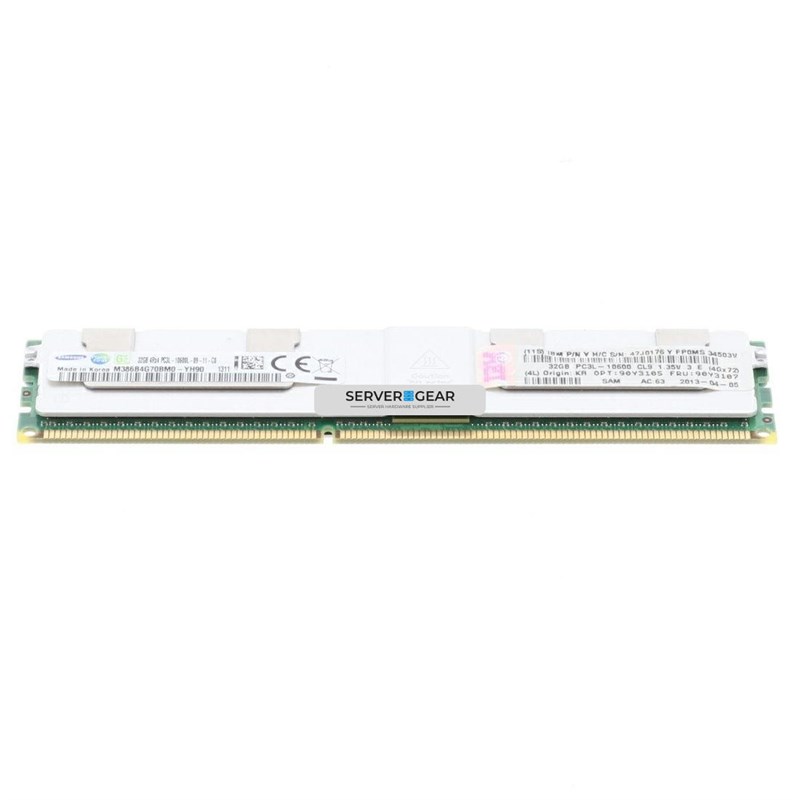 47J0176 Оперативная память 32GB (1x32GB, 4Rx4, 1.35V) PC3L-10600 CL9 ECC DDR3 47J0176 - фото 335204