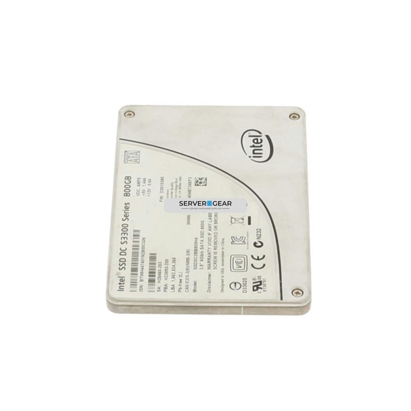 SSDSC2BB800H4-SM Жесткий диск 800GB SSD 2.5 SATA 6G RI SSDSC2BB800H4 S3300 - фото 335252