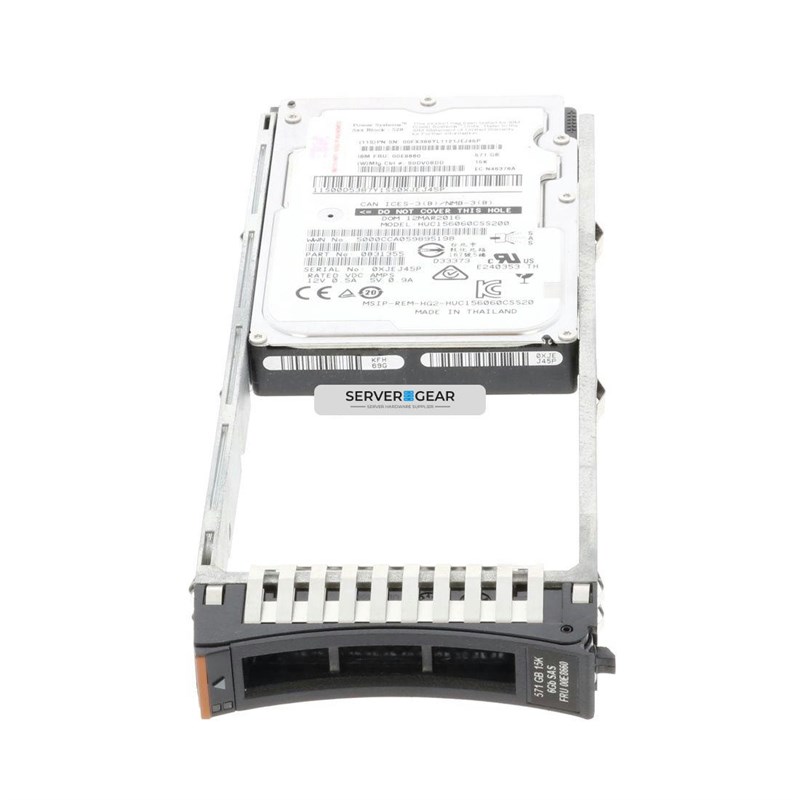 00E8660 Жесткий диск 571GB 15K RPM SAS SFF-2 DISK 528 BLOCK (IBM i) 00E8660 - фото 335329