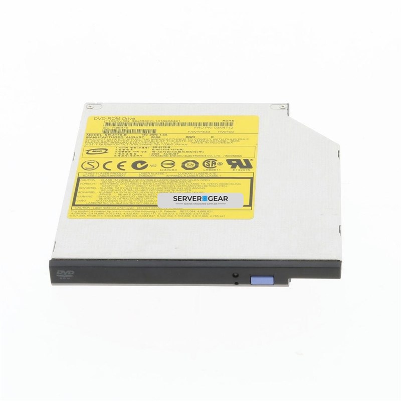 00P4775 Запчасти IDE SLIMLINE DVD-ROM DRIVE 00P4775 - фото 335365