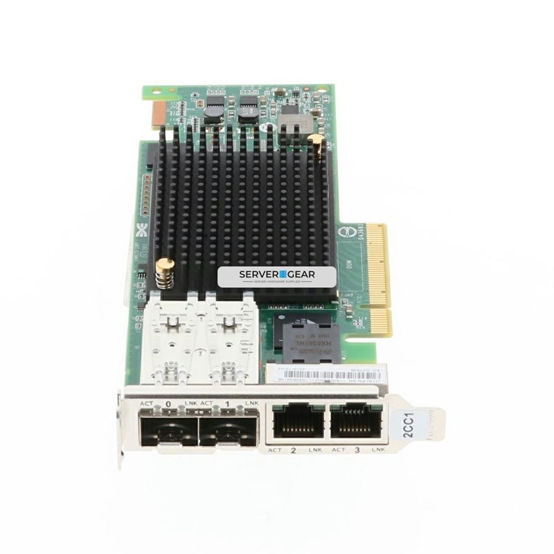 00ND480 Адаптер PCIe3 LP 4-port(10Gb FCoE & 1GbE) SFP+Copper&RJ45 - фото 335571