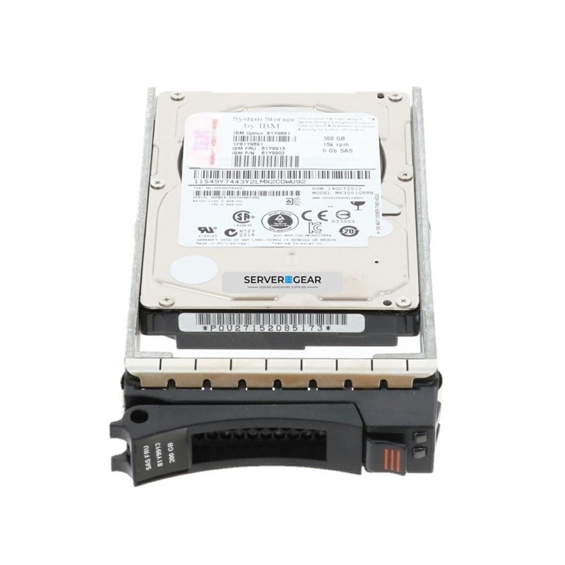 1746-5206 Жесткий диск 300GB 2.5in 15K 6Gb SAS HDD 1746-5206 - фото 335628