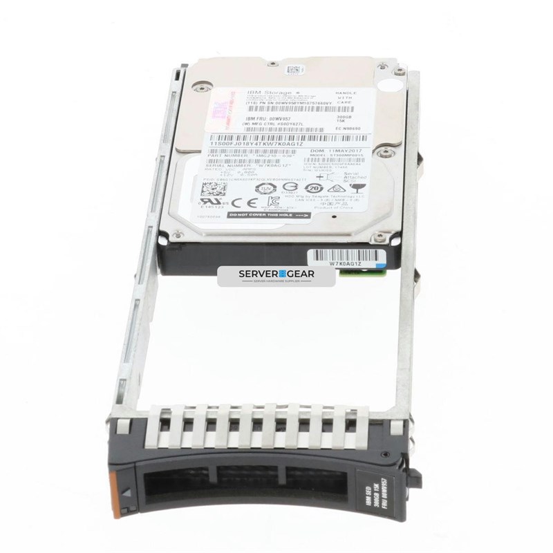 00WV957 Жесткий диск IBM 300GB 15K SAS Hard Disk Drive 00WV957 - фото 335646