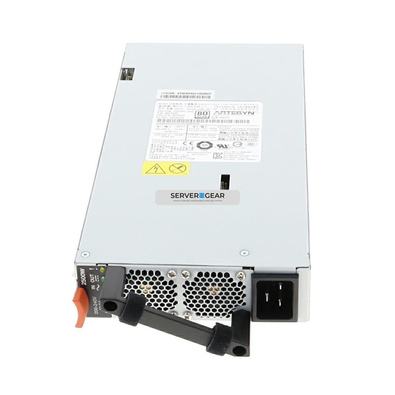 01PF526 Блок питания 2500W PSU for Flex System Chassis (8721) 01PF526 - фото 335707