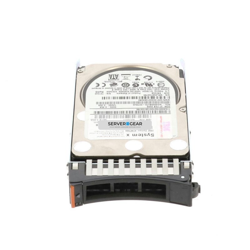 43W7667 Жесткий диск IBM 300GB 10K 2.5in SATA Non HS 43W7667 - фото 335718