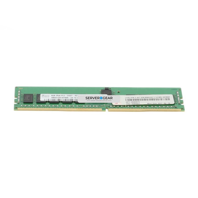 46W0827 Оперативная память 8GB TruDDR4 Memory (2Rx8, 1.2V) PC4-19200 CL17 2400MHz LP RDIMM 46W0827 - фото 335726