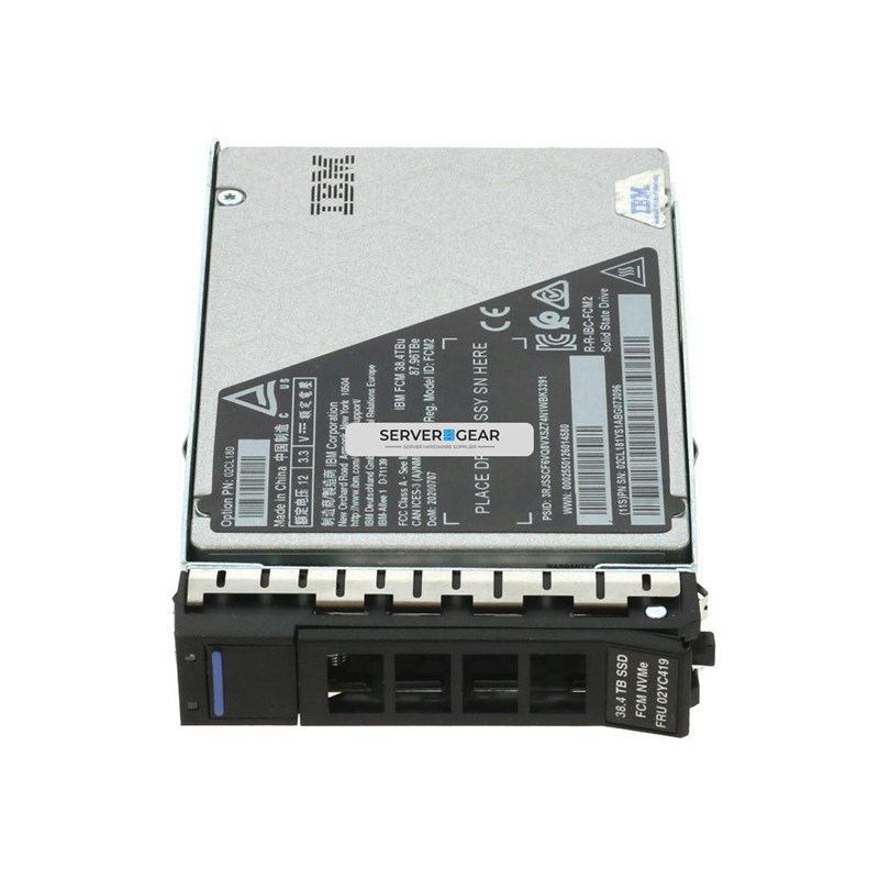 02YC419 Жесткий диск 38.4 TBu / 87.96 TBe 2.5in NVMe FCM 2.0 02YC419 - фото 335849