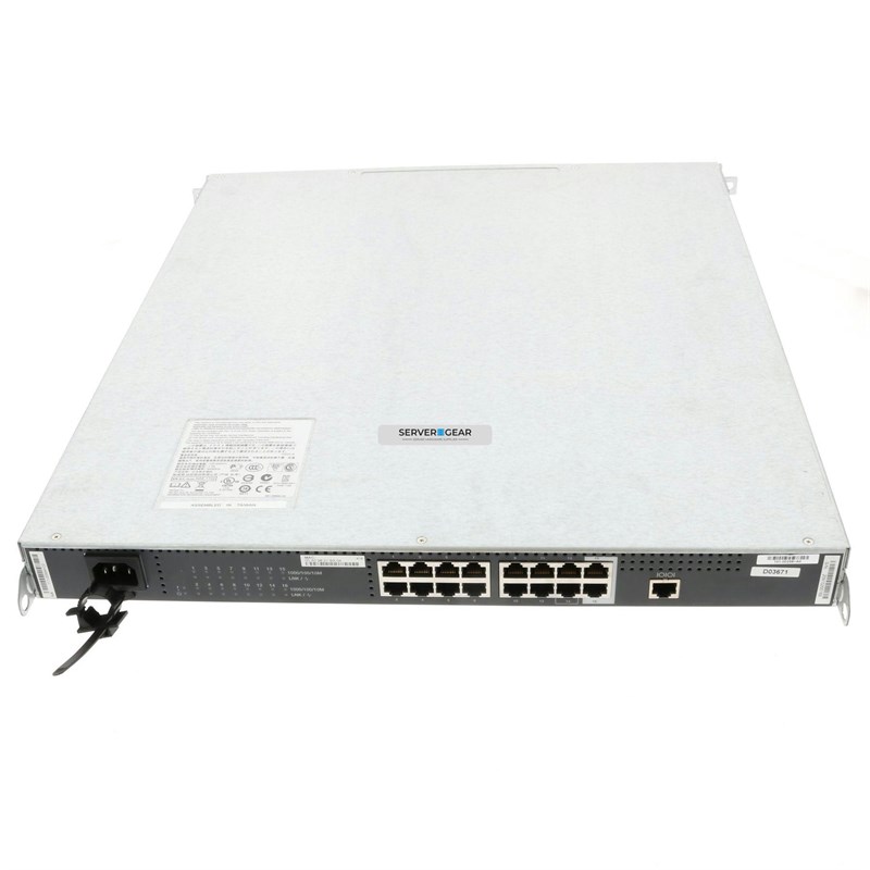 101-00258 Переключатель NetApp 16-Port Gigabit Switch 101-00258 - фото 336127