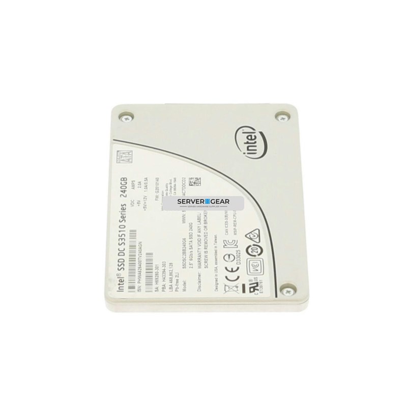 SSDSC2BB240G6-SM Жесткий диск 240GB SSD 2.5 SATA 6G RI SSDSC2BB240G6 S3510 SSDSC2BB240G6-SM - фото 336183