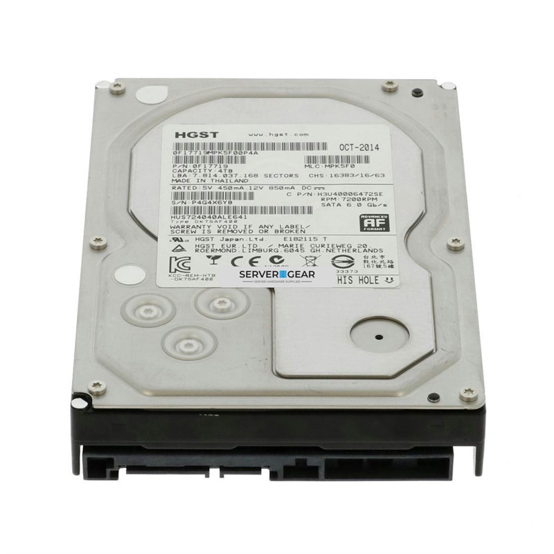 HUS724040ALE641 Жесткий диск 4TB 7.2K 3.5 SATA 6G HUS724040ALE641  Shipping HUS724040ALE641 - фото 336719