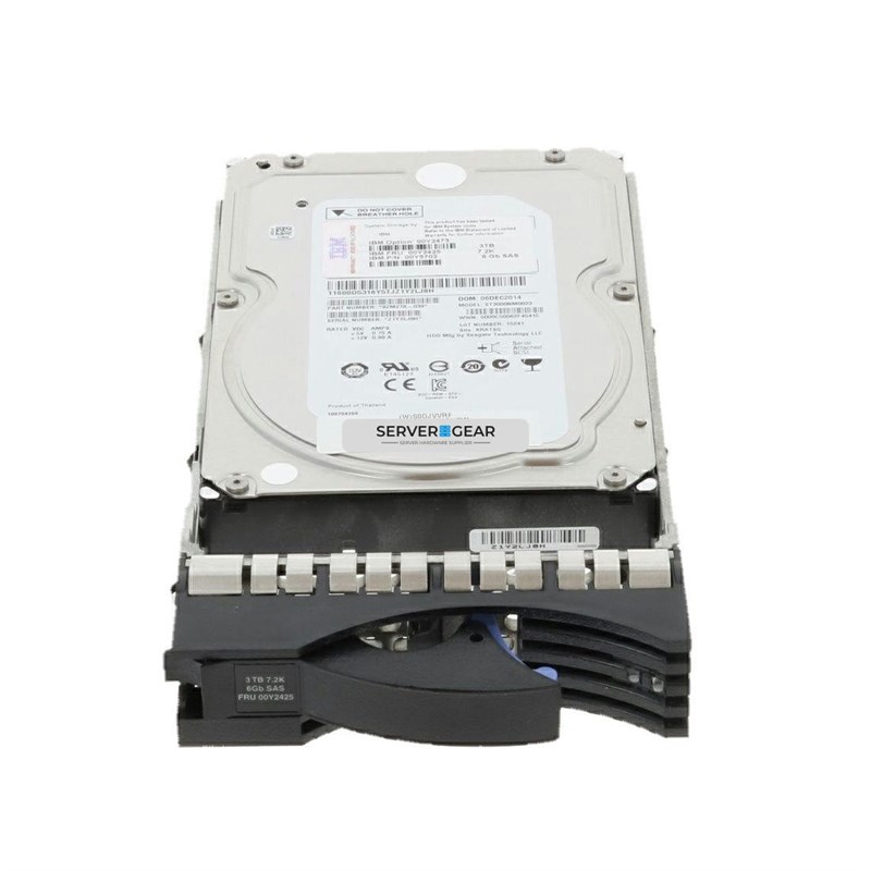 00Y2474 Жесткий диск 3TB 3.5In 7,2K rpm 6Gb SAS NL  Shipping 00Y2474 - фото 336738