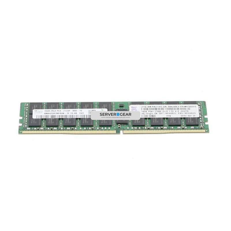 00NU400 Оперативная память 16GB TruDDR4 Memory (2Rx4, 1.2V) PC4-17000 CL15 2133MHz LP RDIMM  Shipping 00NU400 - фото 336763