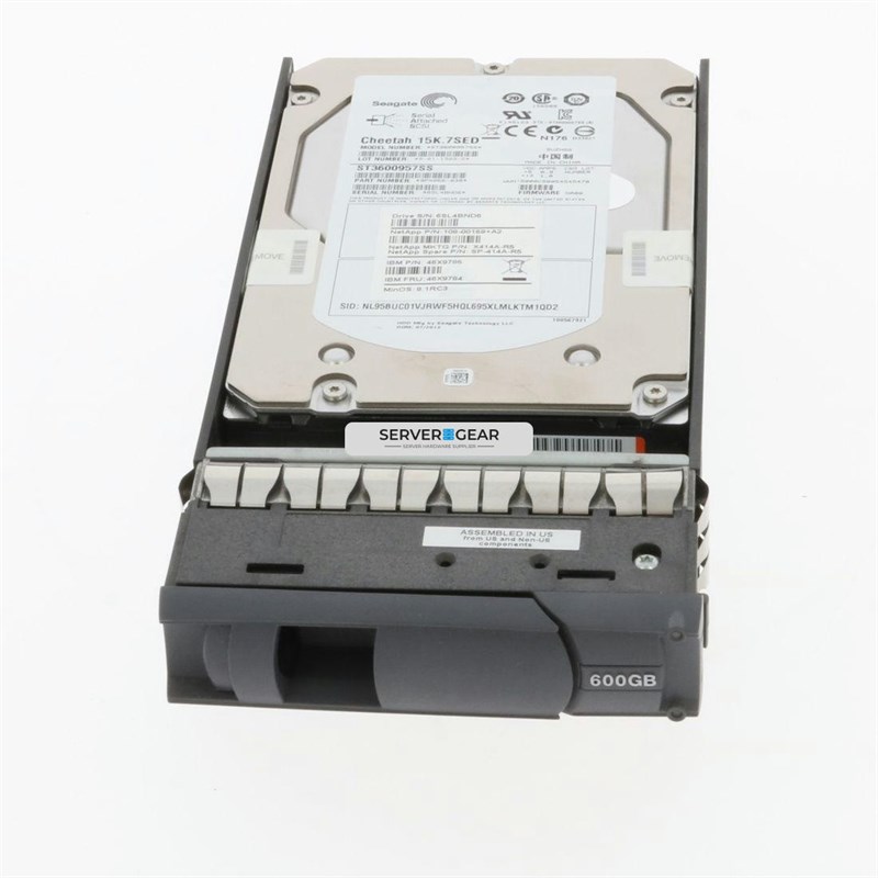 46X9784 Жесткий диск 600GB 15k SAS HDD (SED)  Shipping - фото 336882