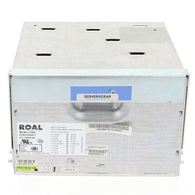 53P2830 Блок питания POWER SUPPLY 575-650W  Shipping 53P2830 - фото 336919