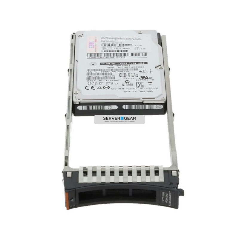 00AR327 Жесткий диск IBM 6Gbps 1.2TB 10K 2.5 Inch HDD  Shipping 00AR327 - фото 337112