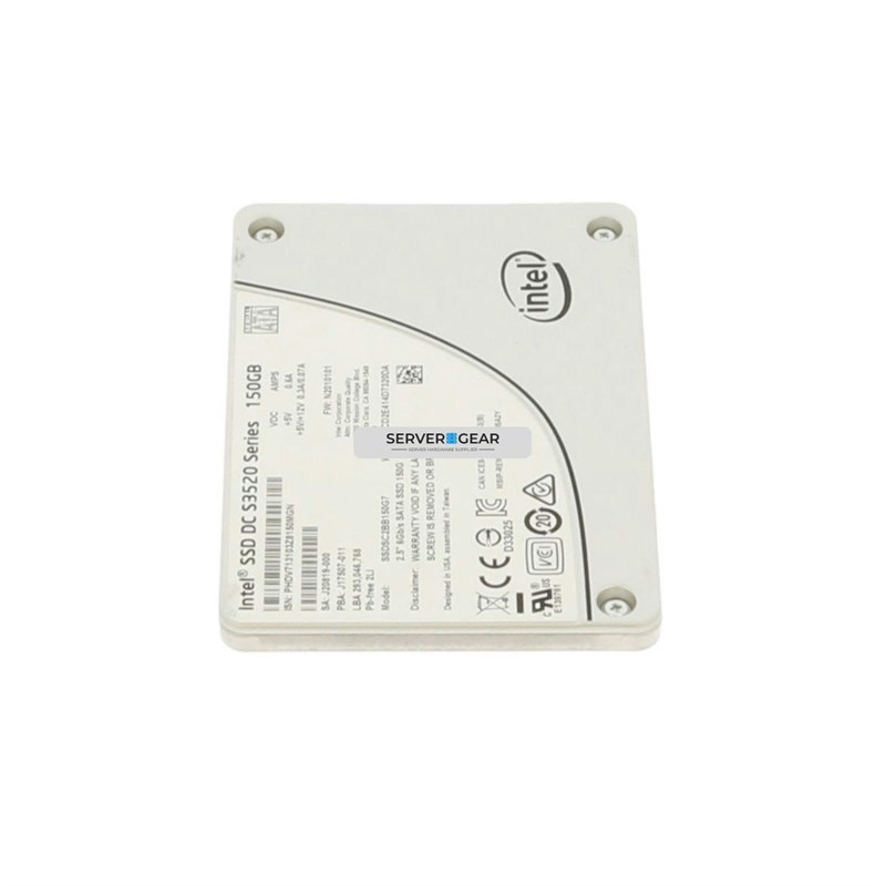 SSDSC2BB150G7-SM Жесткий диск 150GB SSD 2.5 SATA 6G RI SSDSC2BB150G7 S3520 SSDSC2BB150G7-SM - фото 337259