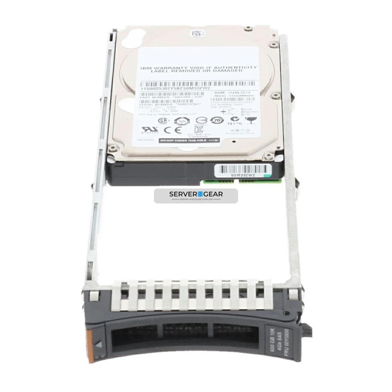 00AK202 Жесткий диск 600GB 10K 2.5 INCH HDD 00AK202 - фото 337304