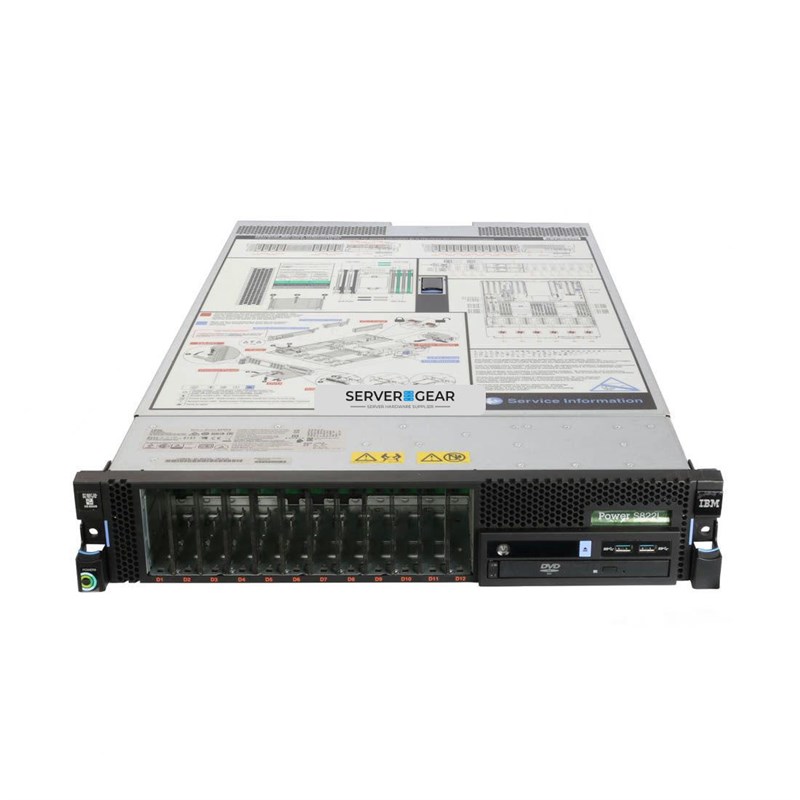 8247-22L-ELPF-2 Сервер S822L Server 16-Core 4.1GHz P10 - фото 337356