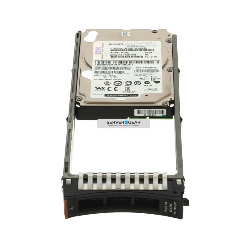 EL1Q Жесткий диск 600GB 10K RPM SAS SFF-2 HDD (AIX/Linux) EL1Q - фото 337553