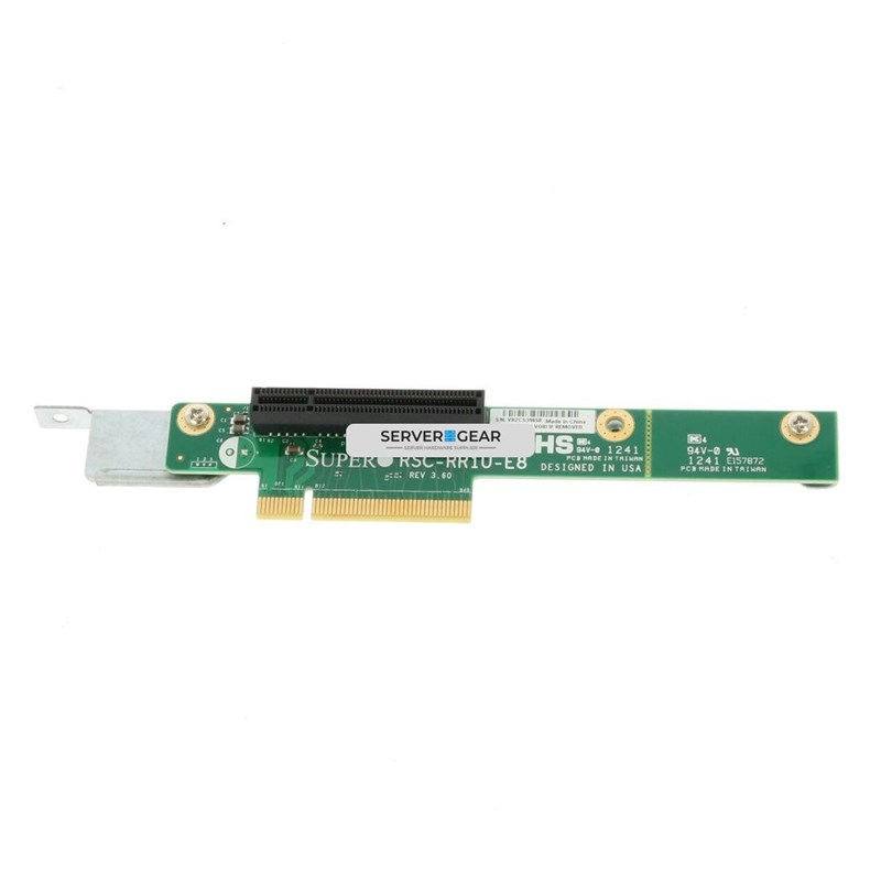 RSC-RR1U-E8 Запчасти Supermicro 1U Riser Card PCI-E x 8 RSC-RR1U-E8 - фото 337746