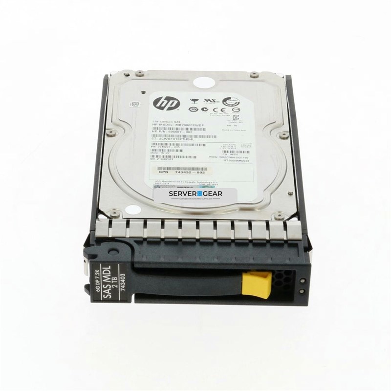 743432-002-STOREONCE Жесткий диск HP 2TB 7.2K LFF Storeonce Hard drive - фото 337873