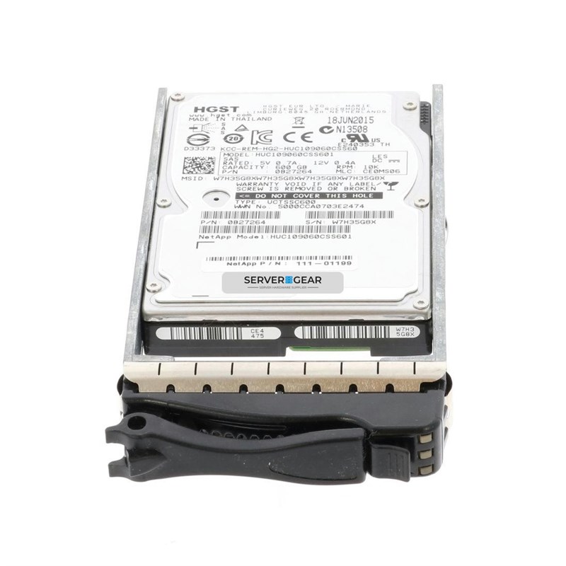 111-01199 Жесткий диск NetApp 600GB 10K SFF HDD for E-series 111-01199 - фото 338640